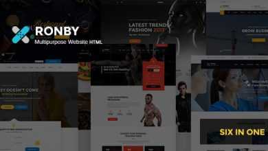 Photo of [Download-S2] Ronby - 6 Niche Multi-Purpose HTML5 Bootstrap 3 Template