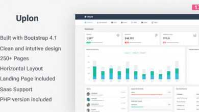 Photo of [Download-S2] Uplon v1.7 - Responsive Bootstrap 4 Web App Kit