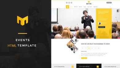 Photo of [Download-S2] Mitri Events - Events & Conference HTML Template