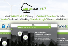 Photo of [Download-S2] GREENSSD v1.7 - Multipurpose Technology, Hosting Business with WHMCS Template