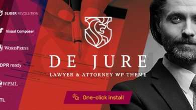 Photo of [Download-S2] De Jure v1.0.7 - Attorney and Lawyer WP Theme