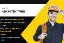 Photo of [Download-S2] Mega Architecture v1.2.1 - Construction/Building WP Theme