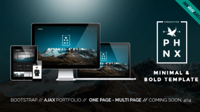 Photo of [Download-S2] Phoenix v1.5 - WordPress Minimal Multipurpose Portfolio