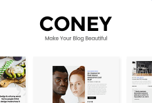 Photo of [Download-S2] Coney v1.1 - A Trendy Theme for Blogs and Magazines
