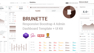 Photo of [Download-S2] Brunette - Responsive Bootstrap 4 Admin & Powerful UI Kit