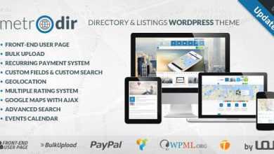 Photo of [Download-S2] Metrodir v1.3.6 - Directory & Listings WordPress Theme