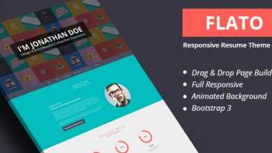Photo of [Download-S2] Flatoo v2.1.1 - vCard, Resume, Personal WordPress Theme