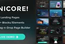 Photo of [Download-S2] Unicore - Mobirise Builder with 20 HTML Bootstrap Landing Page Templates