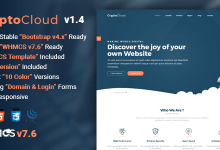 Photo of [Download-S2] CryptoCloud v1.4 - Multipurpose Hosting and WHMCS Template