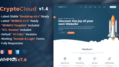 Photo of [Download-S2] CryptoCloud v1.4 - Multipurpose Hosting and WHMCS Template