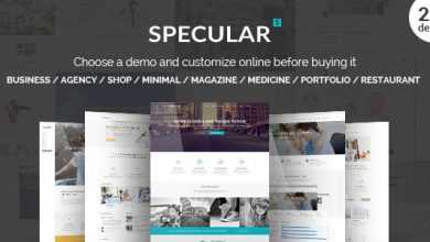 Photo of [Download-S2] Specular v2.3.1 - Responsive Multi-Purpose Business Theme