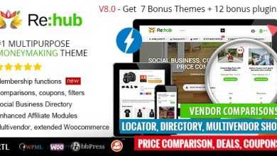 Photo of [Download-S2] REHub v8.1.3 - Price Comparison, Business Community