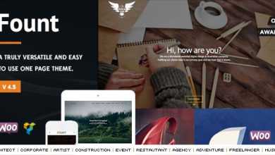 Photo of [Download-S2] Fount v3.0 - One & Multipage Hybrid WordPress Theme