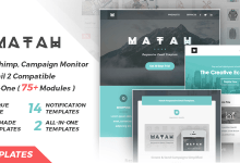 Photo of [Download-S2] Matah v1.6 - Responsive Email Set