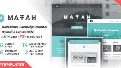 Photo of [Download-S2] Matah v1.6 - Responsive Email Set