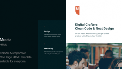 Photo of [Download-S2] Meelo - Corporate One Page HTML Template