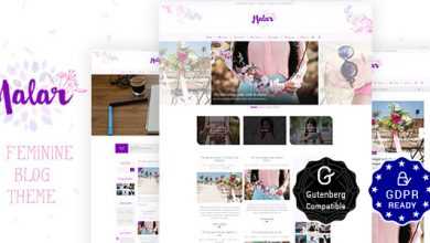 Photo of [Download-S2] Malar Blog v1.3 - Feminine Blog