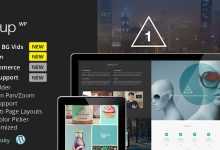 Photo of [Download-S2] OneUp v1.6.2 - One Page Parallax Retina WordPress Theme
