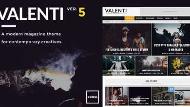Photo of [Download-S2] Valenti v5.0.1 - WordPress HD Review Magazine News Theme