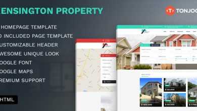 Photo of [Download-S2] Kensington Property - Agency and Single property HTML Template