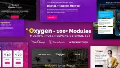 Photo of [Download-S2] Oxygen - Responsive Email with 100+ Modules + MailChimp Editor + Builder
