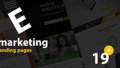 Photo of [Download-S2] E- Marketing HTML Landing Page Templates