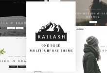 Photo of [Download-S2] Kailash - Minimal & Versatile Multi-Concept One page Theme