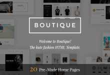 Photo of [Download-S2] Boutique - Kute Fashion HTML Template