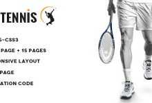 Photo of [Download-S2] WT Tennis - HTML Sports Template