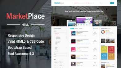 Photo of [Download-S2] MarketPlace - Creativemarket HTML Template
