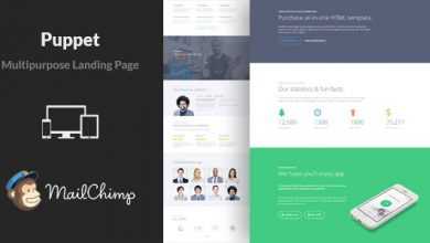 Photo of [Download-S2] Puppet - Multipurpose Landing Page Template