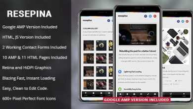 Photo of [Download-S2] Resepina Mobile v2.0 - Mobile Template & Google AMP