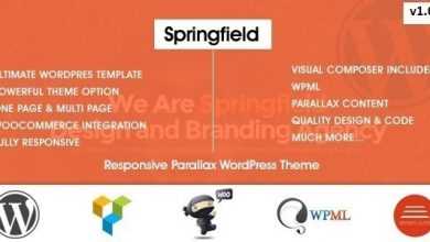 Photo of [Download-S2] Springfield v1.0.5 - Responsive Parallax WordPress Theme