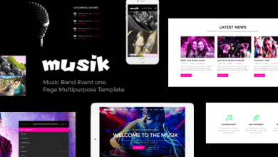 Photo of [Download-S2] Musik - Music Bands, Artists, Musicians, Clubs OnePage Template