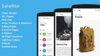 Photo of [Download-S2] Satellite - Mobile & App Template
