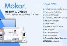 Photo of [Download-S2] Mokar v1.0.1 - Modern Multipurpose WordPress Theme