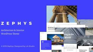 Photo of [Download-S2] Zephys v1.0.1 - Architecture & Interior WordPress Theme