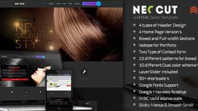 Photo of [Download-S2] NEO CUT - Hair Style Salon HTML5 Template