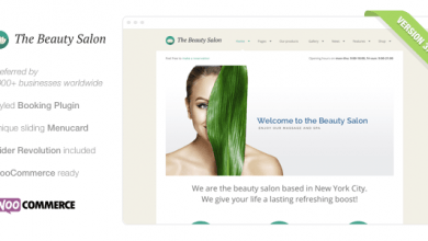 Photo of [Download-S2] The Beauty Salon v3.1 - Premium Wordpress Theme