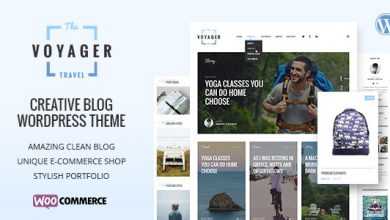 Photo of [Download-S2] Voyager v1.7 - Creative Blog WordPress Theme