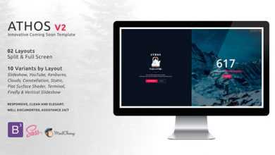 Photo of [Download-S2] ATHOS V2 - Innovative Coming Soon Template
