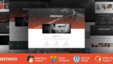 Photo of [Download-S2] Prestigio - One Page Parallax WordPress Theme