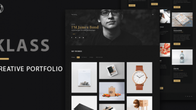 Photo of [Download-S2] Klass v1.0 - Dark Minimal Portfolio WordPress Theme