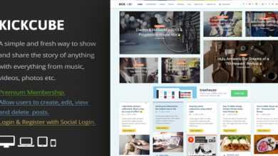Photo of [Download-S2] KICKCUBE v1.4 - Membership & User Content Sharing Theme