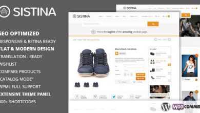 Photo of [Download-S2] Sistina v1.6.7 - Flat Multipurpose Shop Theme