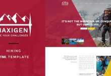 Photo of [Download-S2] Maxigen - Hiking & Outdoor HTML Template