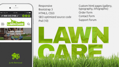 Photo of [Download-S2] Lawn Care services - HTML website template
