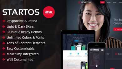 Photo of [Download-S2] Startos - Responsive HTML5 Landing Page
