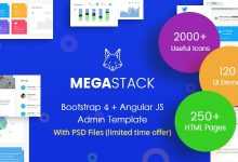 Photo of [Download-S2] MegaStack - Bootstrap 4 & Angular JS Admin Panel