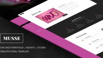 Photo of [Download-S2] Musse - One Page Portfolio / Agency / Studio Creative Html Template